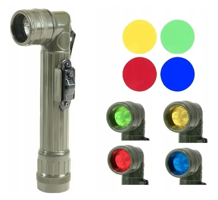 US kutna LED lampa, srednja, Maslinasta, Mil-tec - Slika 2