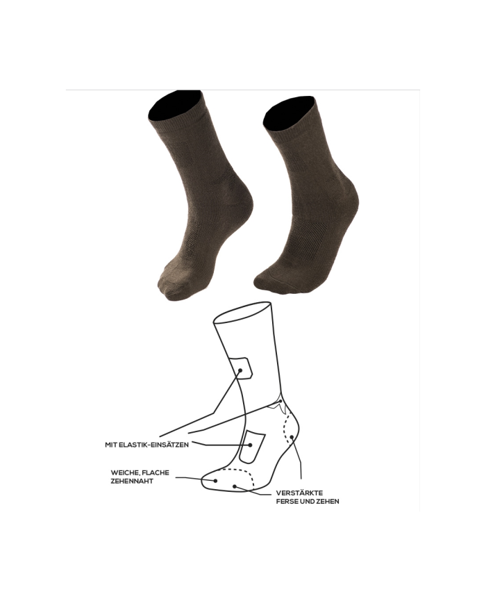 Čarape, Merino, 39-41, Maslinaste, Mil-Tec2 Čarape, Merino, Maslinaste, 42-43, Mil-Tec - Slika 2