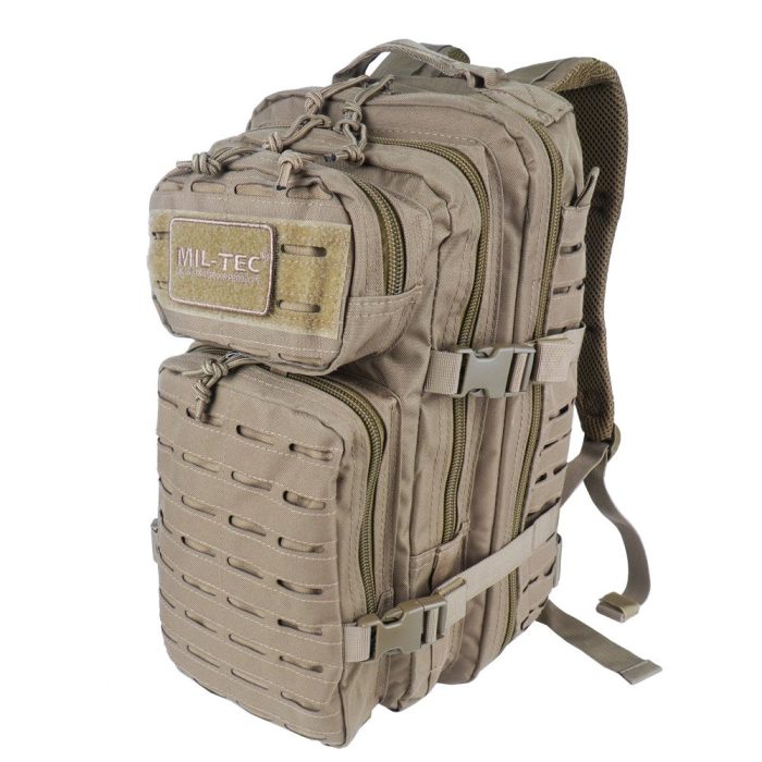 Ruksak, Assault Pack, Laser Cut, Mali, Coyote, Mil-Tec - Slika 1