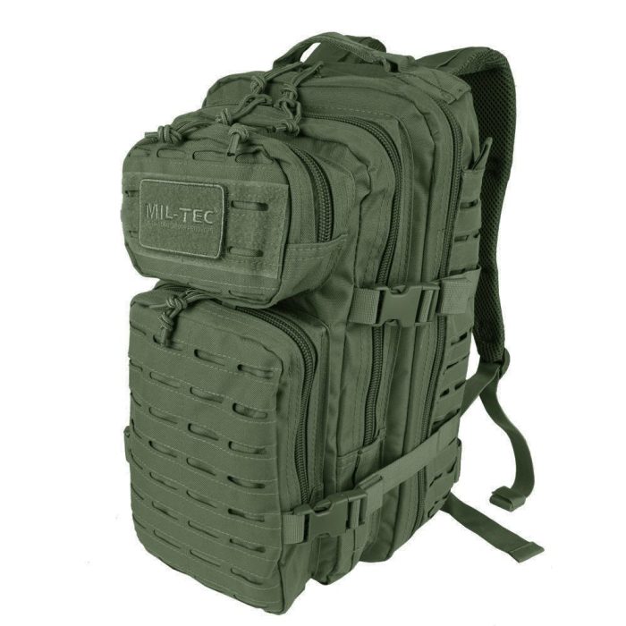 Ruksak, Assault Pack, Laser Cut, Mali, Maslinasti, Mil-Tec Ruksak, Assault Pack, Laser Cut, Mali, Maslinasti, Mil-Tec - Slika 1