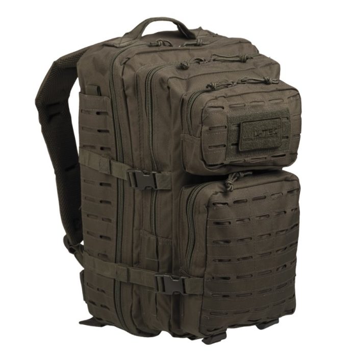Ruksak, Assault Pack, Laser Cut, Veliki, Maslinasti, Mil-Tec - Slika 1