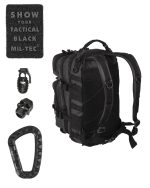 Ruksak, Assault Pack, Mali, Tactical Crni, Mil-Tec - Slika 2