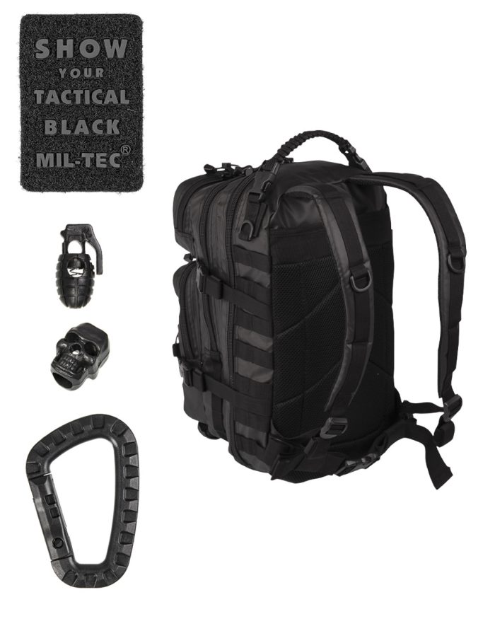 Ruksak, Assault Pack, Mali, Tactical Crni, Mil-Tec2 Ruksak, Assault Pack, Mali, Tactical Crni, Mil-Tec - Slika 2