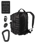 Ruksak, Assault Pack, Veliki, Tactical Crni, Mil-Tec - Slika 2