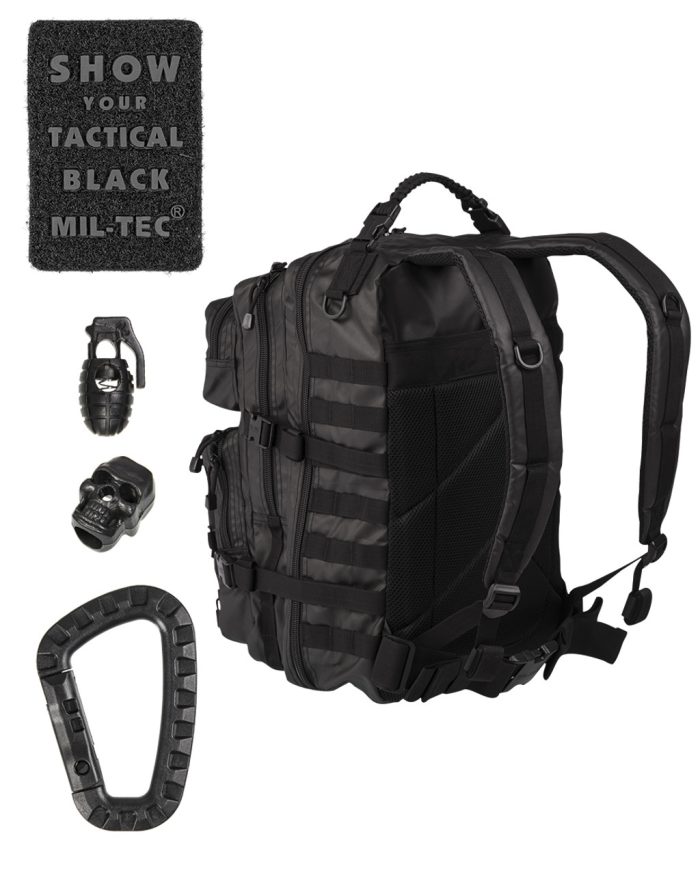 Ruksak, Assault Pack, Veliki, Tactical Crni, Mil-Tec2 Ruksak, Assault Pack, Veliki, Tactical Crni, Mil-Tec - Slika 2
