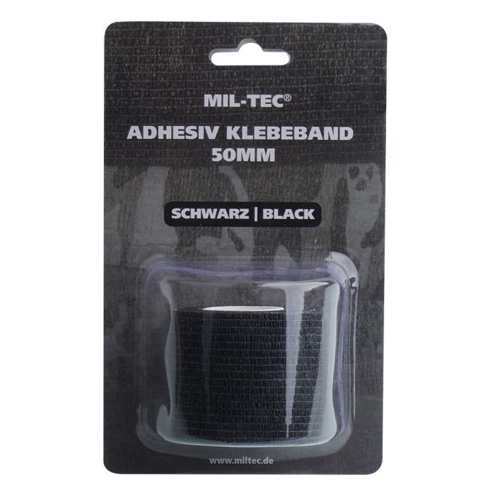 Traka, Ljepljiva, 50mm (4,5m), Crna, Mil-Tec - Slika 1