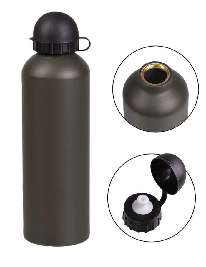 Aluminijska boca, 750 ML, Maslinasta, Mil-Tec - Slika 2