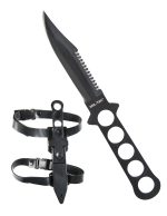 Nož, Nehrđajući za Ronioce, Crni, Mil-Tec - Slika 2