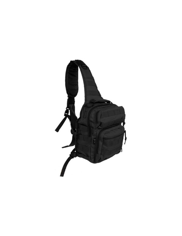 sturm-mil-tec-molle-torbica-ruksak-s-jednom-naramenicom-assault-small-black Ruksak, Assault Pack, One Strap, Mali, Crni, Mil-Tec - Slika 1