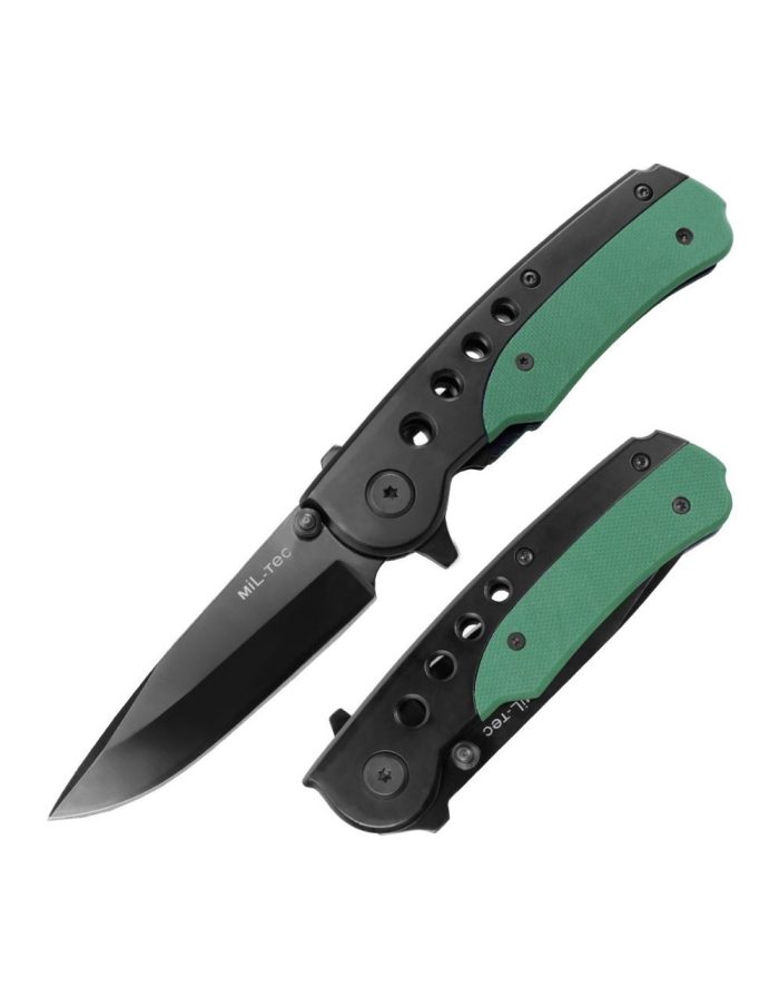Nož Ručni, Crno/Maslinasti, Mil-Tec - Slika 3
