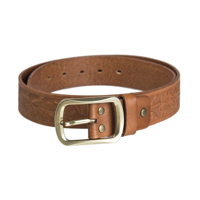 western mil tec 100 kozni Remen Kožni Smeđi Western 100, Mil-Tec - Slika 1