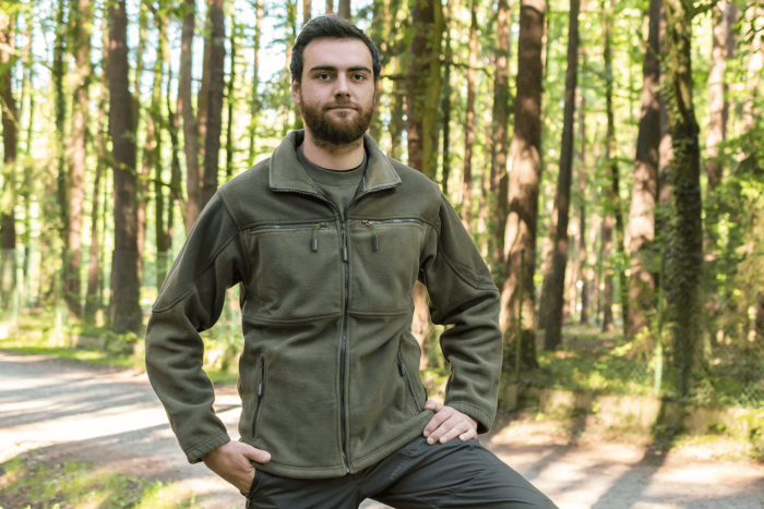 Jakna, Lovačka, Doral, Od Flisa, Zelena, Banner - Slika 2