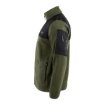 Jakna, Lovačka, Od Flisa, SA35, Zeleno Crna, Challenger - Slika 4