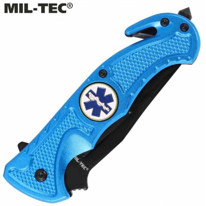 Nož, Auto, Rescue, Plavi, Mil-Tec - Slika 3