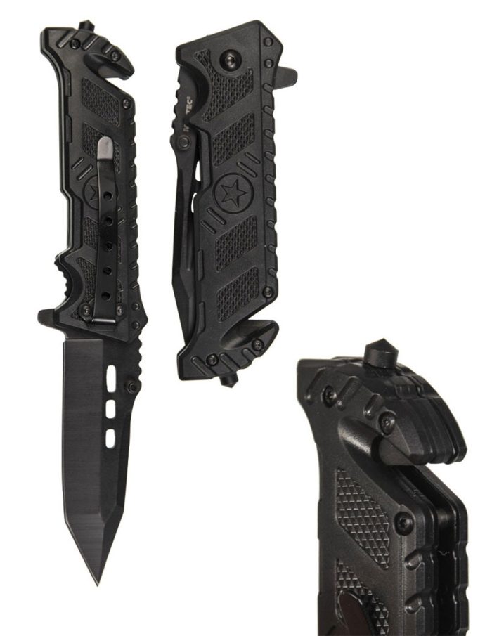 Nož, Auto, Star, Crni, Mil-Tec - Slika 2