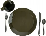 Set za Kampiranje, Plastični, Maslinasti, Mil-Tec - Slika 2