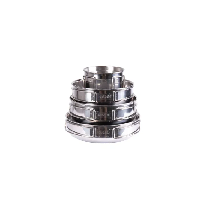Set za Kuhanje, Inox, 5 pcs, Mil-Tec2 Set za Kuhanje, Inox, 5 pcs, Mil-Tec - Slika 2
