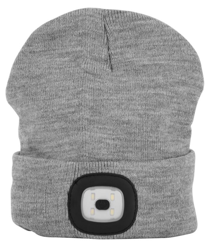 Kapa, S LED Svjetiljkom, 4 LED, Siva, Strend Pro Kapa, S LED Svjetiljkom, 4 LED, Siva, Strend Pro - Slika 1