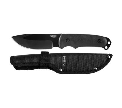Nož, Lovački, Full-Tang, 22CM, Crni, Neo Tools