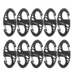 Karabiner, S - Hook, Tactical, Crni, Mil-Tec - Slika 3