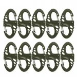 Karabiner, S - Hook, Tactical, Maslinasti, Mil-Tec - Slika 3