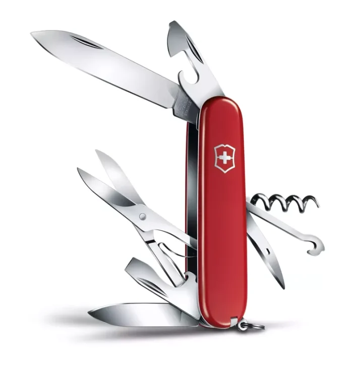Nož, Višenamjenski, Climber, Crveni Preklopni, Victorinox3 Nož, Višenamjenski, Climber, Crveni Preklopni, Victorinox - Slika 2