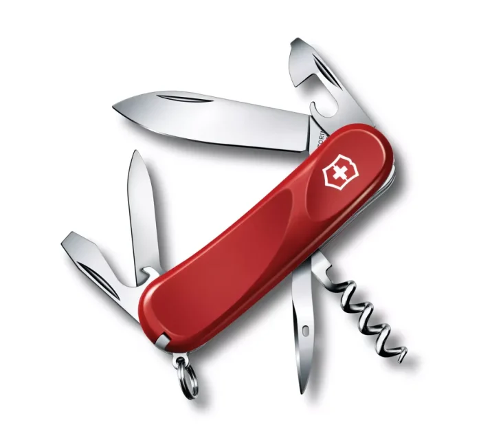 Nož, Višenamjenski, Evolution 10, Crveni Preklopni, Victorinox Nož, Višenamjenski, Evolution 10, Crveni Preklopni, Victorinox - Slika 1