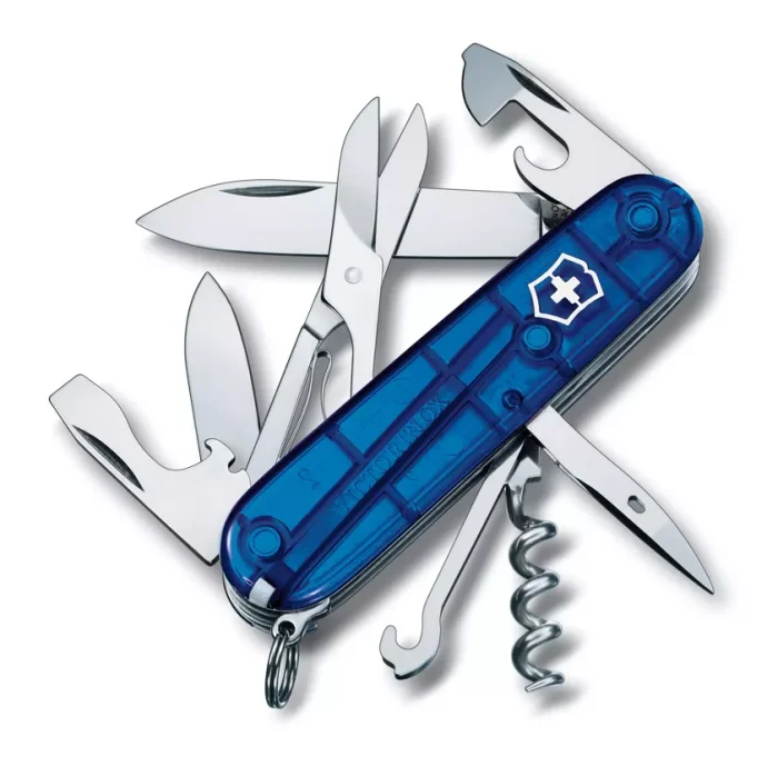 Nož, Višenamjenski, Climber, Plavi Preklopni, Victorinox Nož, Višenamjenski, Climber, Plavi Preklopni, Victorinox - Slika 1