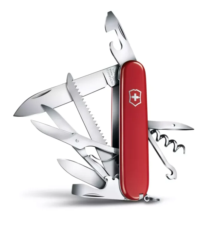 Nož, Višenamjenski, Huntsman, Crveni Preklopni, Victorinox2 Nož, Višenamjenski, Huntsman, Crveni Preklopni, Victorinox - Slika 2