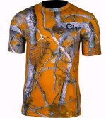 Majica, Lovačka, Kratkih Rukava, Camo Narančasta, Challenger - Slika 2