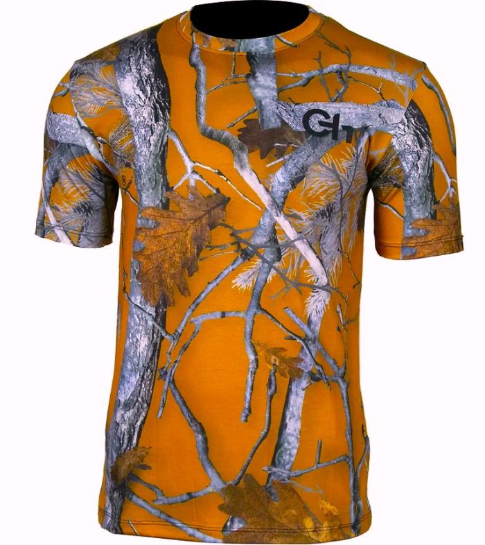 Majica, Lovačka, Kratkih Rukava, Camo Narančasta, Challenger - Slika 2