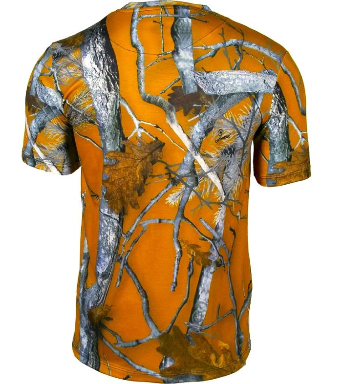 Majica, Lovačka, Kratkih Rukava, Camo Narančasta, Challenger - Slika 3