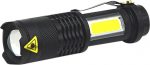 Svjetiljka, NX1040, 3 W, 70+65 lm, sa bočnim svjetlom, Zoom, 1xAA, Strend Pro