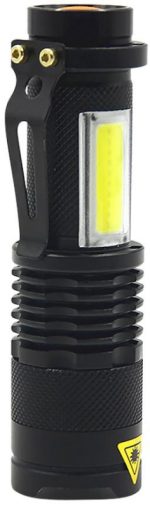 Svjetiljka, NX1040, 3 W, 70+65 lm, sa bočnim svjetlom, Zoom, 1xAA, Strend Pro - Slika 4