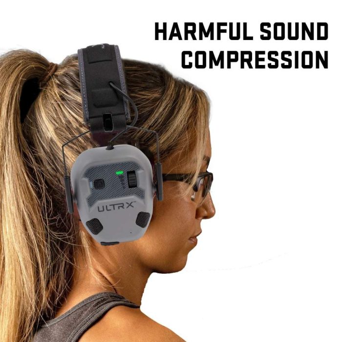 Štitnici za Uši, Elektronički, Aktivni, Bluetooth, ULTRX, Siva, Allen Company - Slika 4