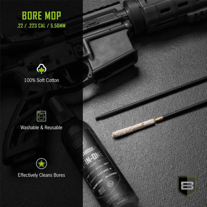 Štapić za Čišćenje Oružja, Bijeli, .22, .223 Caliber & 5.56mm, Allen Company - Slika 4