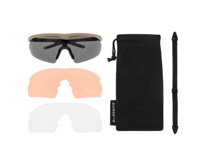 Naočale Zaštitne SWISS EYE® RAPTOR PRO Coyote MIL-TEC - Slika 4