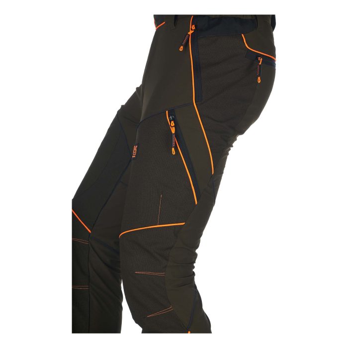 Hlače Lovačke Maslinasto Narančaste CAMPIGLIO 4-WAY STRETCH Univers - Slika 4