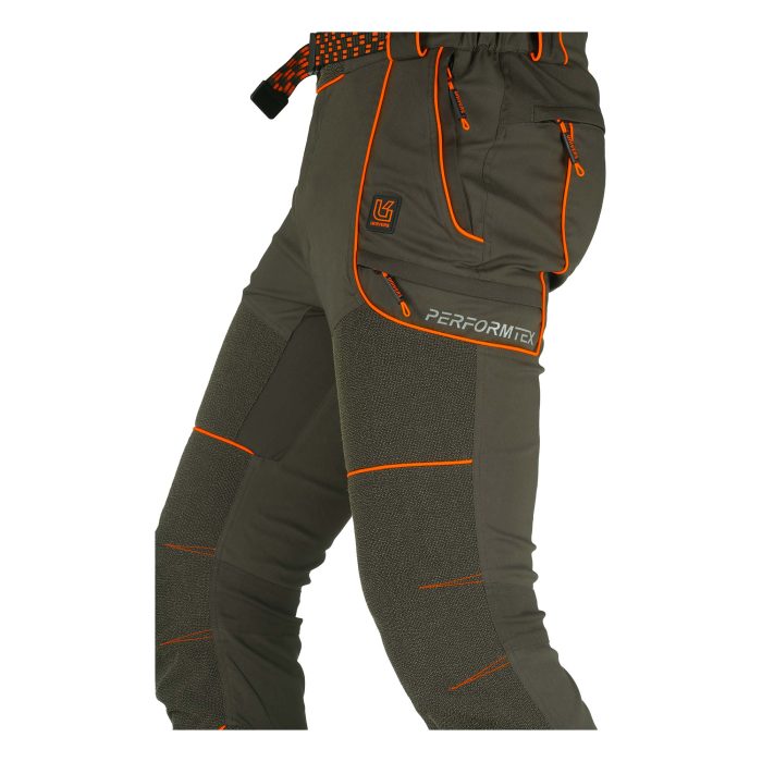 Hlače Lovačke Maslinasto Narančaste PERFORMTEX CORDURA Univers - Slika 5