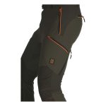 Hlače Lovačke Maslinasto Narančaste SAPPADA 4-WAY Univers - Slika 5