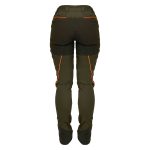 Hlače Lovačke Ženske Alpi Stretch Narančasto Maslinaste Univers - Slika 3