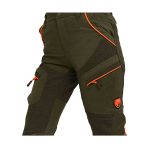 Hlače Lovačke Ženske Alpi Stretch Narančasto Maslinaste Univers - Slika 5