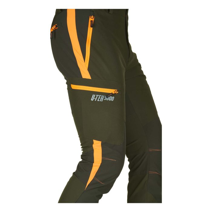 Hlače Lovačke ERGO U-TEX Maslinasto Narančaste Univers - Slika 5