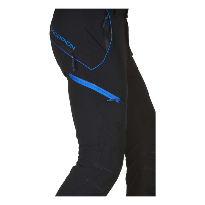 Hlače Outdoor LATEMAR 4-WAY STRETCH Crno Plave Univers - Slika 4