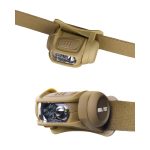 Praktična i lagana naglavna LED lampa MIL-TEC u boji coyote idealna je za kampiranje, planinarenje, ribolov, vojne i sigurnosne aktivnosti