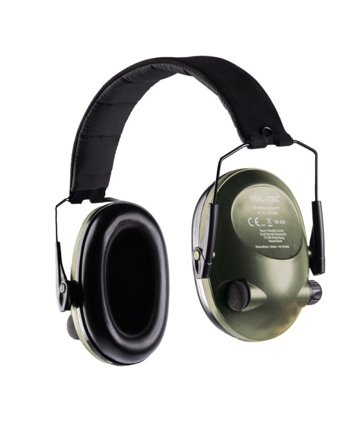 Aktivne zaštitne slušalice MIL-TEC pružaju pouzdanu zaštitu sluha u najzahtjevnijim uvjetima, bez kompromisa na komunikaciji i udobnosti