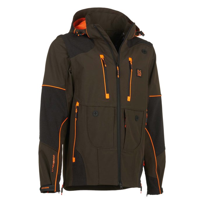 Lovačka jakna ALPI U-TEX je vodootporna lovačka jakna 2-u-1 dizajnirana za maksimalnu prilagodljivost i zaštitu.