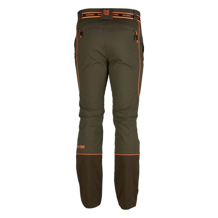 Maslinasto narančaste lovačke hlače Univers Cinigiano s CK-TEX ojačanjima na nogavicama iz ponude Ohunt.eu