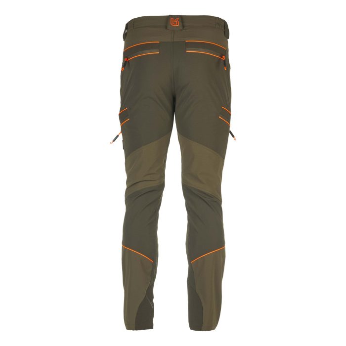 Zelene lovačke hlače Univers Chamonix od ripstop tkanine s DR-TEX ojačanjima na koljenima